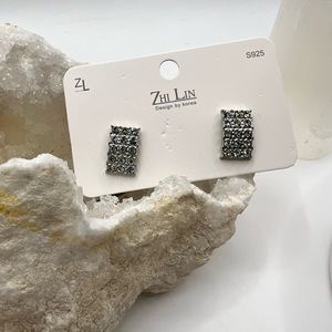 Zhi Lin S925 Earrings‎ NEW